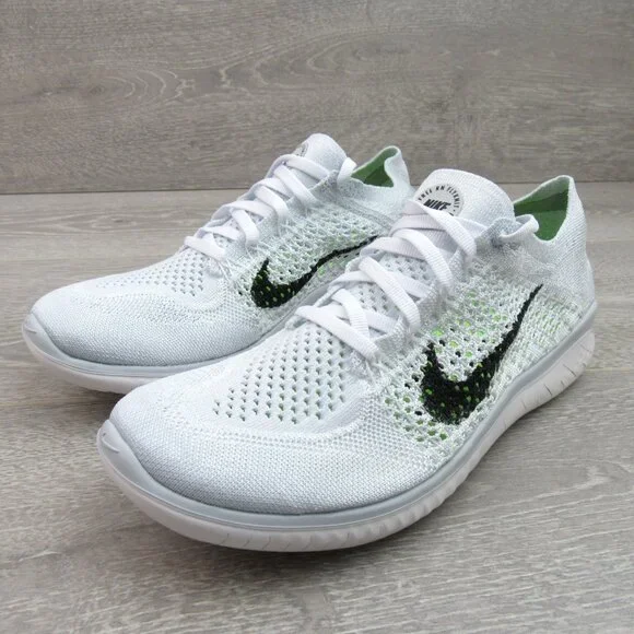 Nike Free RN Flyknit 2018 Womens Size 7.5 Running Shoes White NEW - Picture 4 of 14